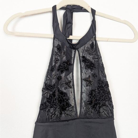 Anita Naithani Black Tankini Bathing Suit Top Size L - Picture 4 of 9